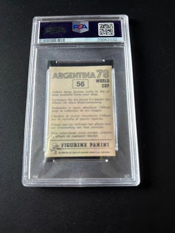 1978 Panini Argentina 78 World Cup Mario Kempes - PSA 7