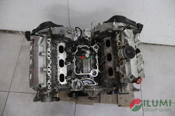 Audi A6 C6 2.8 TFSI CCDA motor met beschadigde carter, Verzenden, Gebruikt