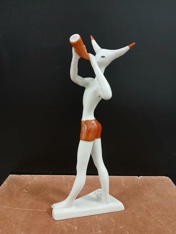 Drasche - Figure - Minotaur - Porcelaine, Antiek en Kunst
