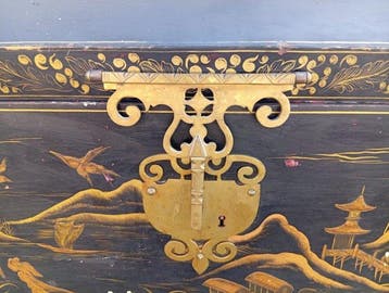 Kist - Hout - China - Qing dynasty (Manchu China)