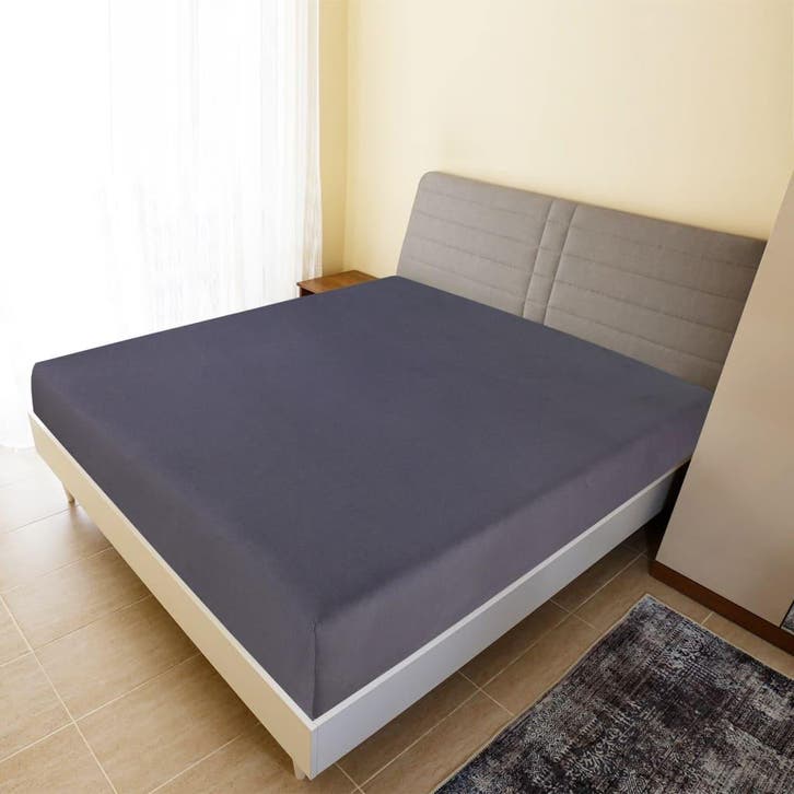 vidaXL Hoeslakens 2 st jersey 180x200 cm katoen, Maison & Meubles, Chambre à coucher | Linge de lit, Envoi