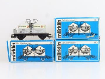 Märklin H0 - 4761.1/4761.2 - Modeltrein goederenwagonset (4), Hobby en Vrije tijd, Modeltreinen | H0, Nieuw