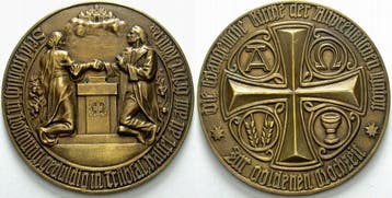 Bronzegussmedaille ohne Jahr Gelegenheitsmedaille Zur gou..., Postzegels en Munten, Verzenden