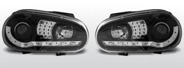 Koplampen LED DRL | geschikt voor VW Golf 4 1997-2003 | LED, Verzenden