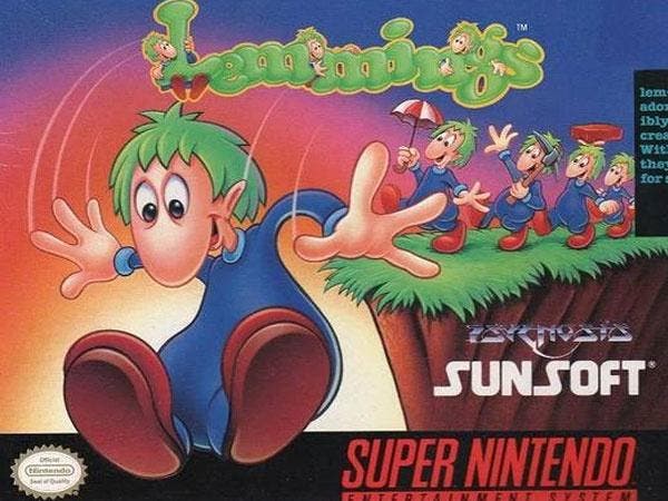 Lemmings - German (Losse Cassette) (SNES Games), Games en Spelcomputers, Games | Nintendo Super NES, Zo goed als nieuw, Ophalen of Verzenden