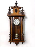 Wandklok - Junghans - Antiek - Walnoot - 1910-1920, Antiek en Kunst