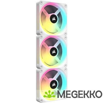 Corsair iCUE LINK QX120 RGB 120mm PWM Fans Starter Kit White, Verzenden