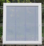 pvc raam , chassis 125 x 135 wit / zwartbruin ral 8022, 75 tot 150 cm, Kunststof, Raamkozijn, Nieuw