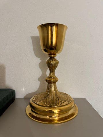 Calice - Plaqué or - 26 cm