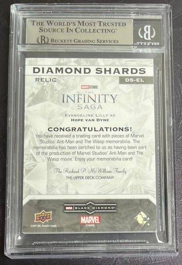 Marvel Black Diamond - Upper Deck 2021 - Costume Relic Card, Nieuw