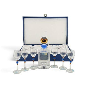 Drinkservies voor 6 - Jerez - Kristal - Cristal Artesanal