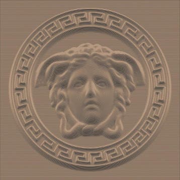 VERSACE Composizione Gold 3D Medusa 41x41 - Vloertegel en, Ophalen of Verzenden, Nieuw
