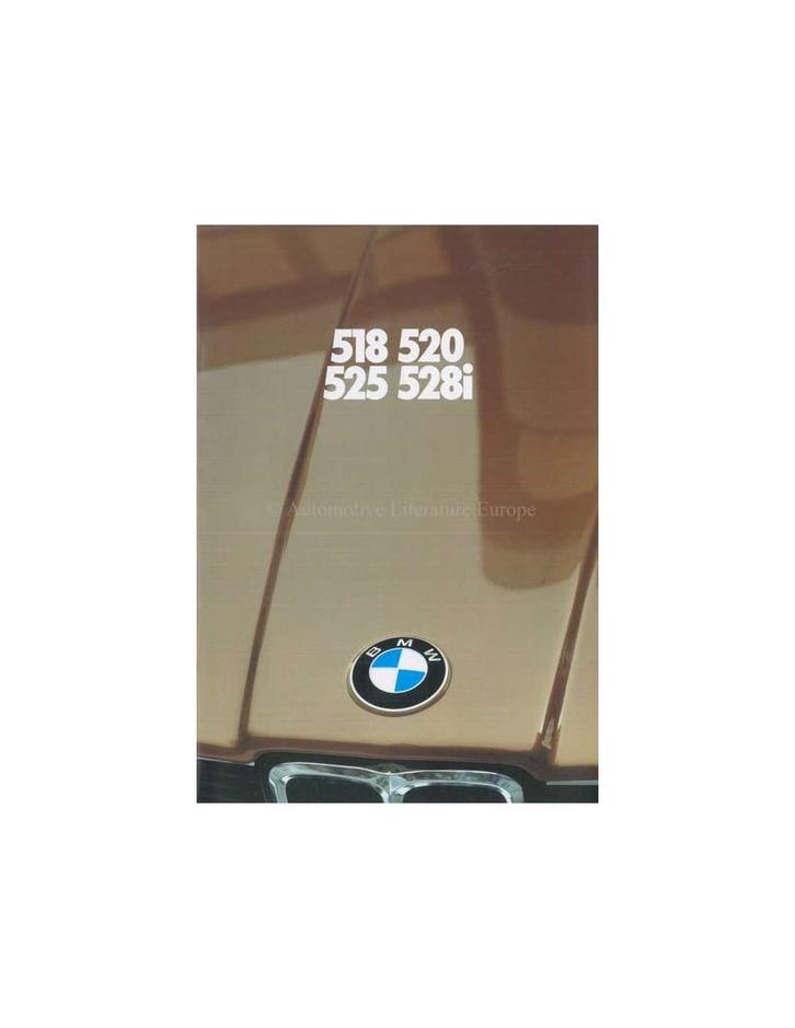 1981 BMW 5 SERIE BROCHURE NEDERLANDS, Livres, Autos | Brochures & Magazines, Enlèvement ou Envoi