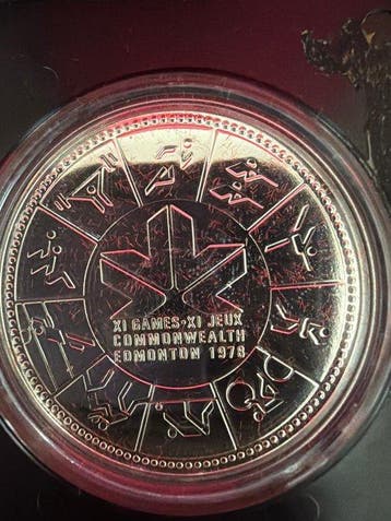Canada. 1 Dollar 1978 Edmonton 23,32g mit BOX (Zonder