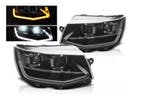 FULL LED tube koplampen Black dynamisch knipperlicht, Auto-onderdelen, Verzenden, Nieuw, Volkswagen