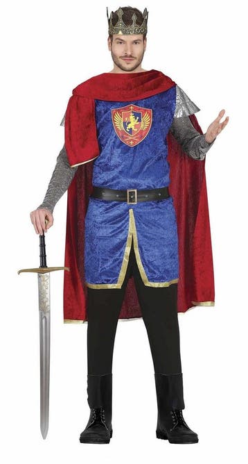 Koning Kostuum Blauw Heren, Verzenden