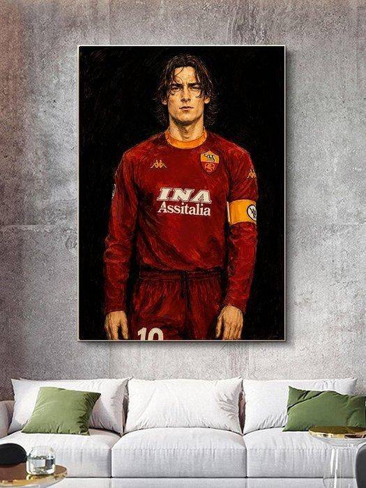 Shayer - Totti – Prince of Rome - XL - 60x80cm - 1/1 Limited, Collections, Collections Autre