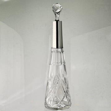 Delheid Frères, Val Saint Lambert - Décanteur - cristal, Antiquités & Art