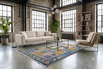 Vintage tegelontwerp - Vloerkleed - 285 cm - 210 cm - met, Nieuw