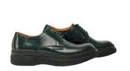 TESTONI - 8 UK - 42 IT - Derby Shoes Plain Calf Forest Green, Nieuw