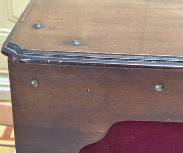 Porte-bouteilles - Bois, Velours - minibar royal britannique