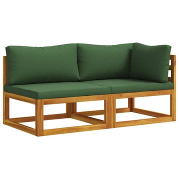 vidaXL 2 st Modulaire bankset met kussens, Verzenden, Nieuw