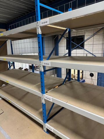 Nedcon magazijnstelling legbordstelling 9 m - 225x80x200cm, Ophalen of Verzenden