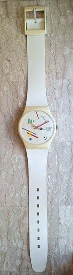Wandklok - Swatch - Plastic - 1980-1990 - Maxi Swatch