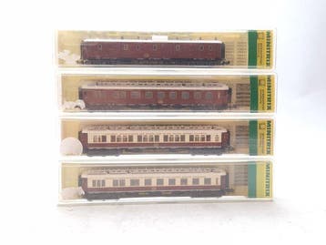 Minitrix N - 3179/3180/3181/3182 - Modeltrein personenwagen
