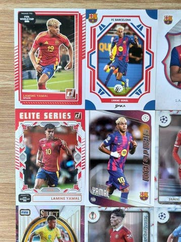 Topps & Panini & Leaf Lot Lamine Yamal & Other Cracks - 12