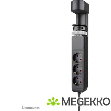 Neomounts VOLT DS22-840BL6 Bureaucontactdoos met Klem en USB, Verzenden, Nieuw