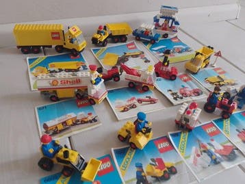 Lego Set - Legoland - Fire Chief’s Car; Tipper Truck; Tow, Nieuw