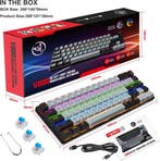 2dekans | HXSJ V800 RGB Mechanisch gaming toetsenbord -, Computers en Software, Ophalen of Verzenden, Nieuw