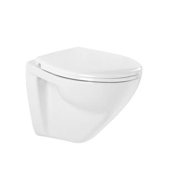 Wandtoilet Sanindusa Plus 6 cm Verhoogd Rimless Keramiek, Ophalen of Verzenden, Overige typen