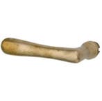 Enkele deurklink Linea links messing antiek, Nieuw