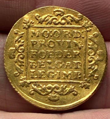 Nederland, Holland, Dordrecht Gouden Dukaat 1804 / PR- /