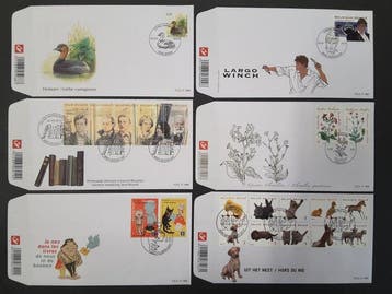 Belgique 2010/2014 - Belgique 145 FDC différents, Timbres & Monnaies