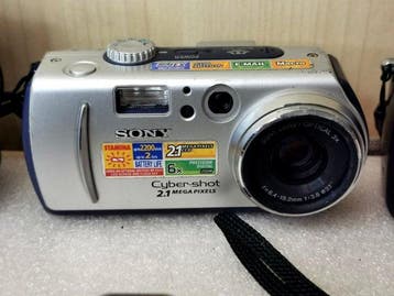 Sony, Kodak, hp Lotto di 10 fotocamere digitali compatte