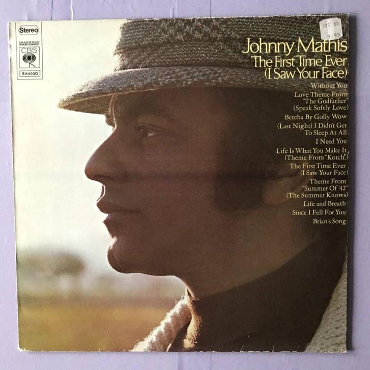Johnny Mathis – The First Time Ever (I Saw Your Face) (12-V, CD & DVD, Vinyles | Pop, Enlèvement ou Envoi