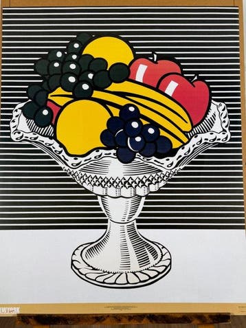 Roy Lichtenstein - Still Life with Crystal Bowl (Whitney