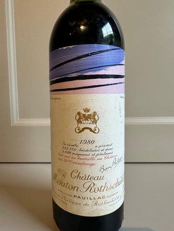 1980 Chateau Mouton Rotschild - Pauillac 1er Grand Cru, Verzamelen, Nieuw