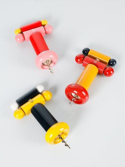 Alessi - Ettore Sottsass - Kurkentrekker - Twergi ES17 -, Antiek en Kunst, Antiek | Meubels | Stoelen en Sofa's