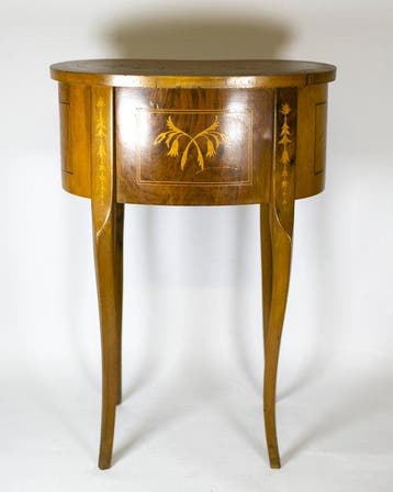 Middentafel - Hout - geïncrusteerd