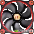 Thermaltake Riing 14 Red LED HSP Ventilator 14 cm Zwart, Verzenden