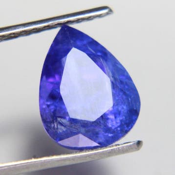 3,80 ct. blauw-violette tanzaniet 100% natuurlijk