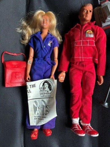 Kenner - Speelgoed The Bionic Woman and Six Million Dollar