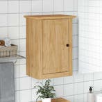 vidaXL Badkamer wandkast met opslag BODO Honing bruin 44 x, Verzenden, Nieuw