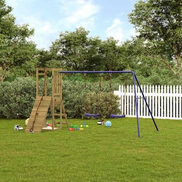 vidaXL Speelhuis geïmpregneerd grenenhout, Verzenden, Nieuw
