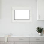 vidaXL Kelderraam RISOR 80 x 70 cm PVC en Glas, Doe-het-zelf en Bouw, Verzenden, Nieuw