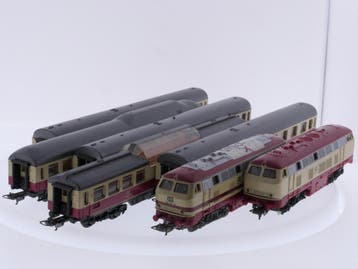 Schaal H0 Lima 201631 BR 218 met TEE-rijtuigen van de DB..., Hobby en Vrije tijd, Modeltreinen | H0, Gebruikt, Gelijkstroom, Overige typen